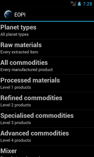 Android application EOPI for Android screenshort