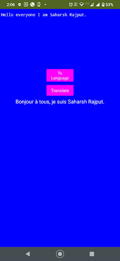 Language Translator Screen 3