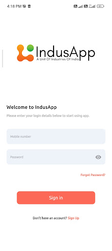 IndusApp Screen 3