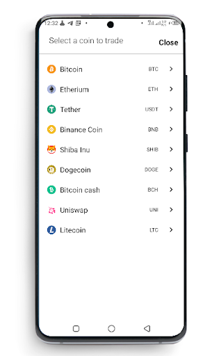 Zona Currency: Crypto Exchange Screen 2