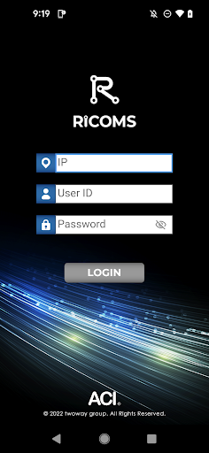 Android application RICOMS screenshort