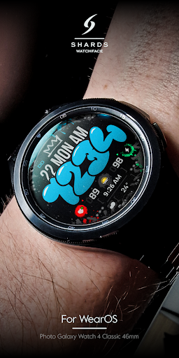 SH083 Watch Face, WearOS watch Screen 2
