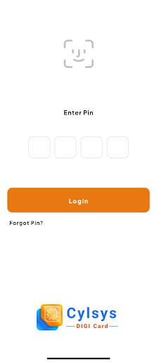 Android application Cylsys Digi Card screenshort