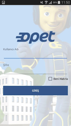 Android application Opet Otofilo Mobil Uygulaması screenshort