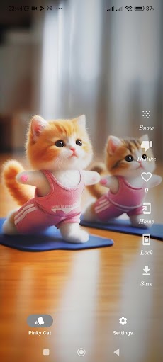 PinkyCat - Cat Wallpaperのおすすめ画像1