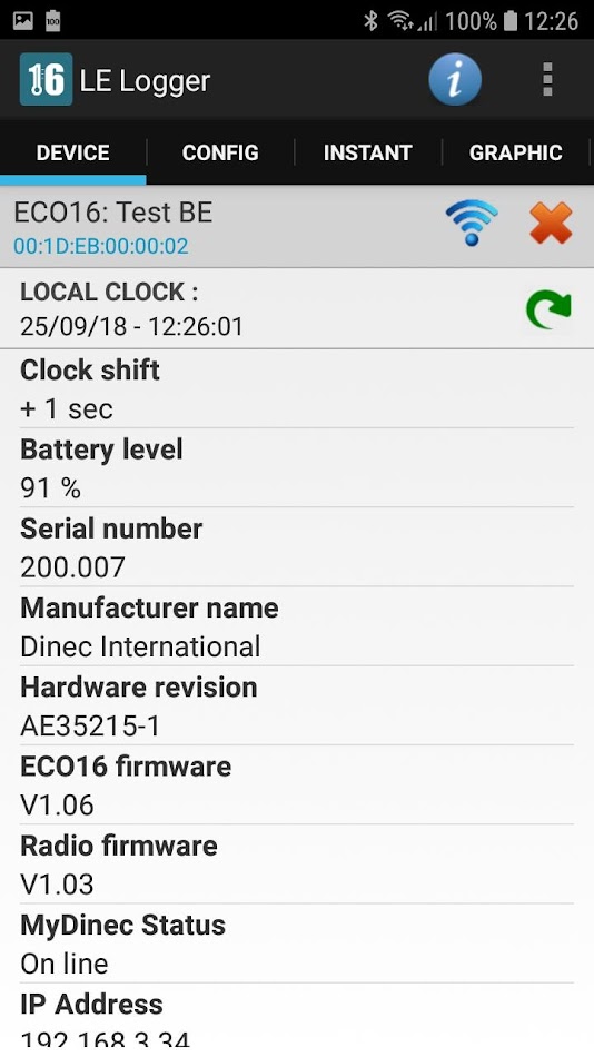 #1. LE Logger (Android) 由: Dinec International