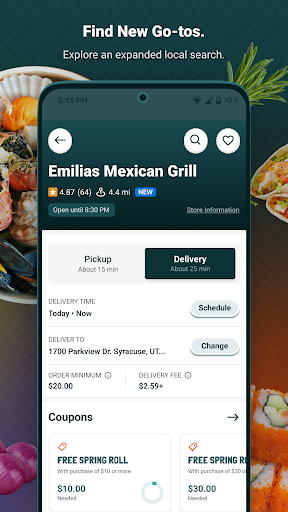 Screenshot of Beyond Menu - Food Delivery