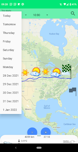 Travel Weather - drive safe! Screen 3