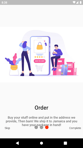 Android application HUB Logistics screenshort