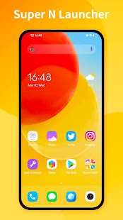 Super N Launcher -Super design Ekran görüntüsü