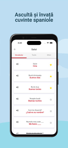 Android application Invata Spaniola screenshort