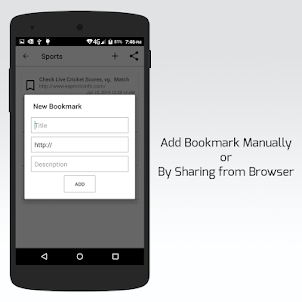 Pocket Bookmark Pro - Web Addr