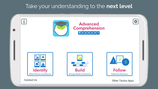 Android application Advanced Comprehension Therapy screenshort