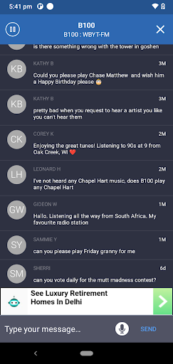 B100 Country Screen 3