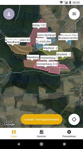 Aperçu de l'application