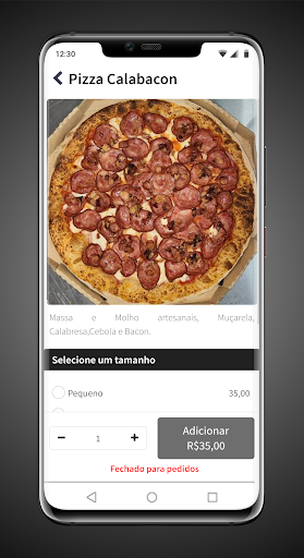 Cheffs Pizzaria Screen 2