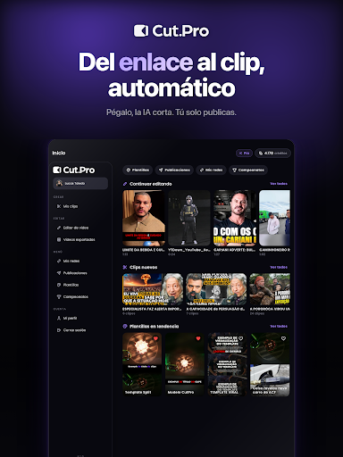 Cut.Pro: Clips virales con IA screenshot 7