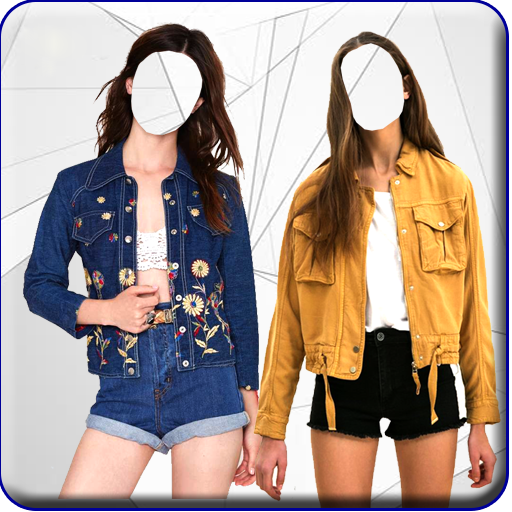 Women Jeans Jacket Photo Suit logo
