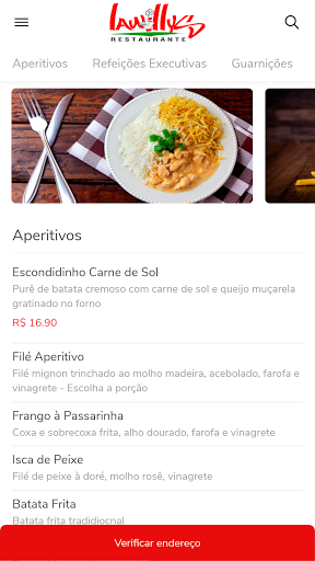 Android application Lawillys Delivery screenshort