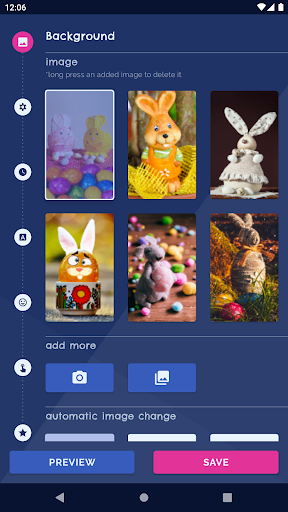 Android application Easter Bunny Live Wallpaper screenshort
