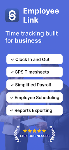 Screenshot of Timesheets - Employee Link