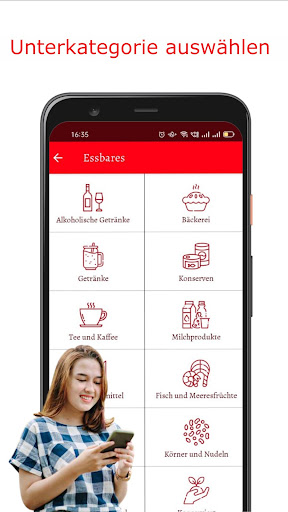 Einkaufsliste für Lebensmittel Screen 3