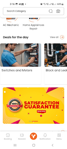 Oh Yes - Home solutions Screen 3