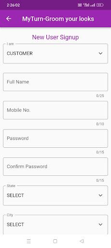 MyTurn-Salon Screen 2