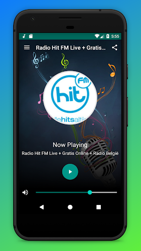 Android application Hit FM Radio App België Online screenshort