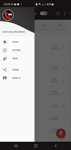 Android application All Call Recorder 2023 screenshort