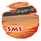 Orange fire S.M.S. Skin icon
