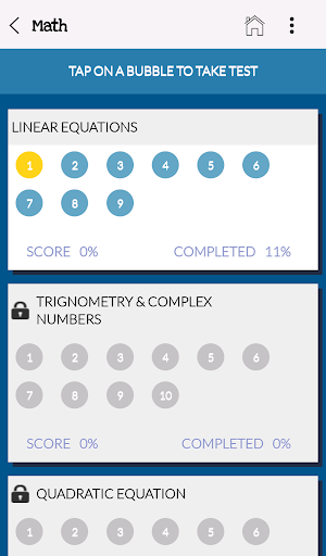 Android application SAT Math screenshort