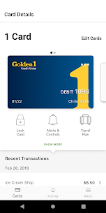 Free Mod Golden 1 Card Controls 2