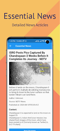 Essential News Screen 3