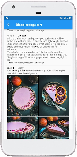 Android application eCookbook screenshort