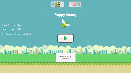 Flappy Money - play and win