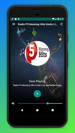 Android application Radio P5 Nonstop Hits FM Norge screenshort