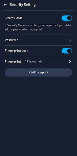 Screenshot of Samsung Magician