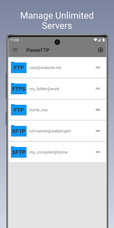 Game screenshot PowerFTP (FTP Client & Server) hack