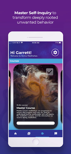 Screenshot of Active Meditation