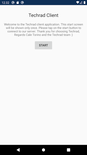 Android application Techrad screenshort