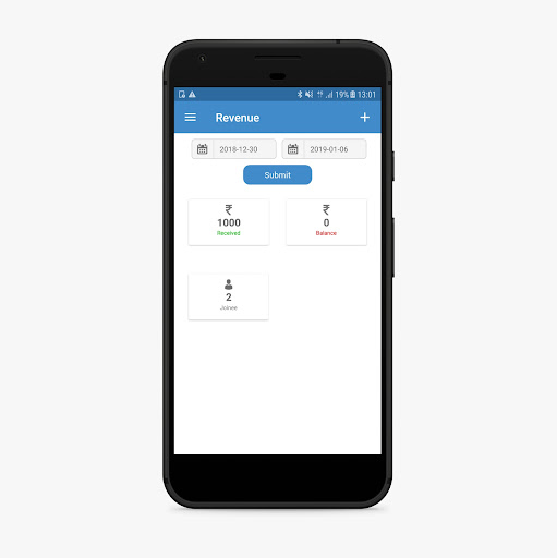 Android application Phyzique Gym Management App screenshort