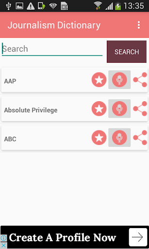 Journalism Dictionary Offline