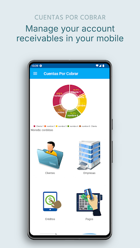 Android application Accounts receivable screenshort