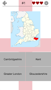 Counties of England - Quiz Unknown