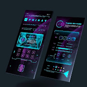 Cyber Theme for KLWP - NEON SPACE