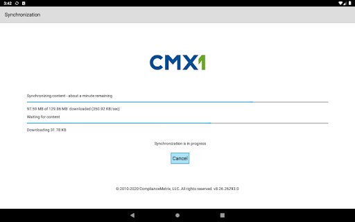 CMX1 Screen 3