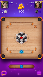 Carrom Lure - Disc pool game