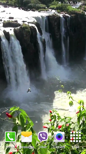 Android application Waterfall HD Video Wallpaper screenshort