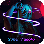 Cover Image of Descargar Efectos de video Super FX - Editor de video Neon Sketch  APK